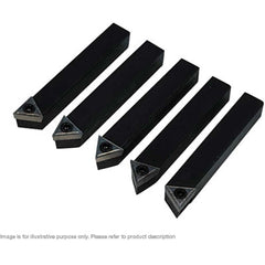 Lynx Carbide Insert Lathe Tool Set - 1/2\" Shank - 5 Piece