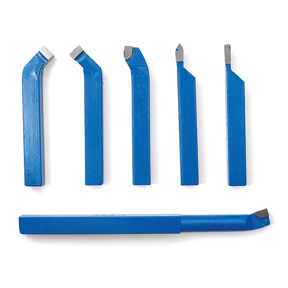 Turntech Carbide Tipped Lathe Tool Set - 6 Piece - 1/2\" (12mm) Shank