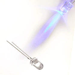 Blue 5mm Water Clear LED - 15deg - 3500mCd