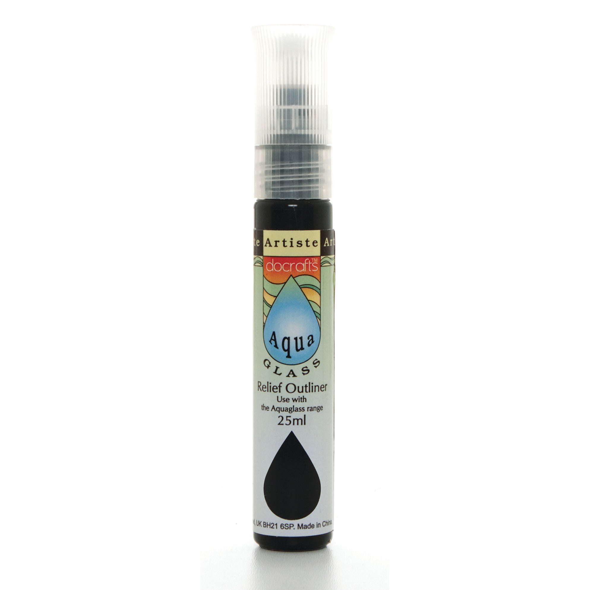 Glass Paint Liner Black 25Ml