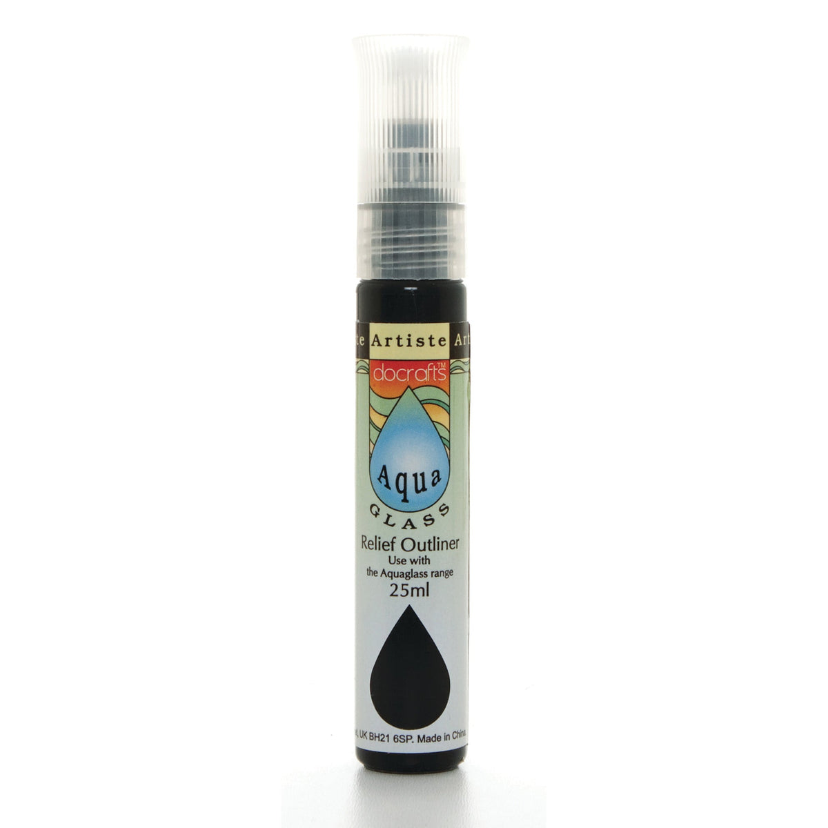 Glass Paint Liner Black 25Ml