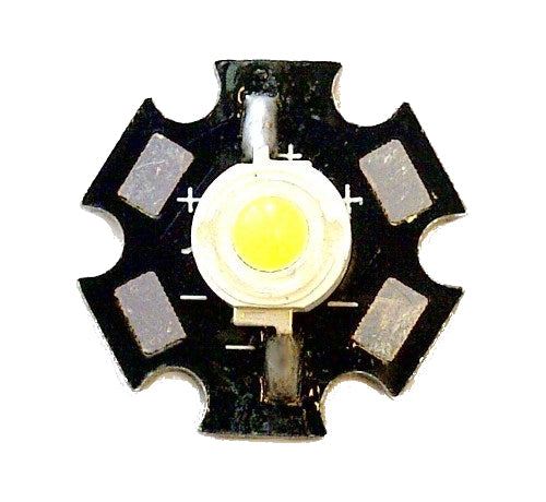 3W White Power LED Star