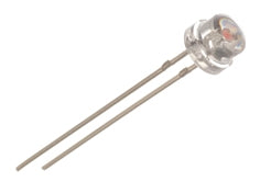 Pink 4.8mm Water Clear LED - 100deg - 700mCd