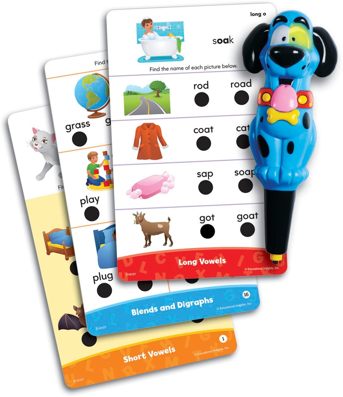 FLASHCARDS HOT DOTS JR PHONICS FUN