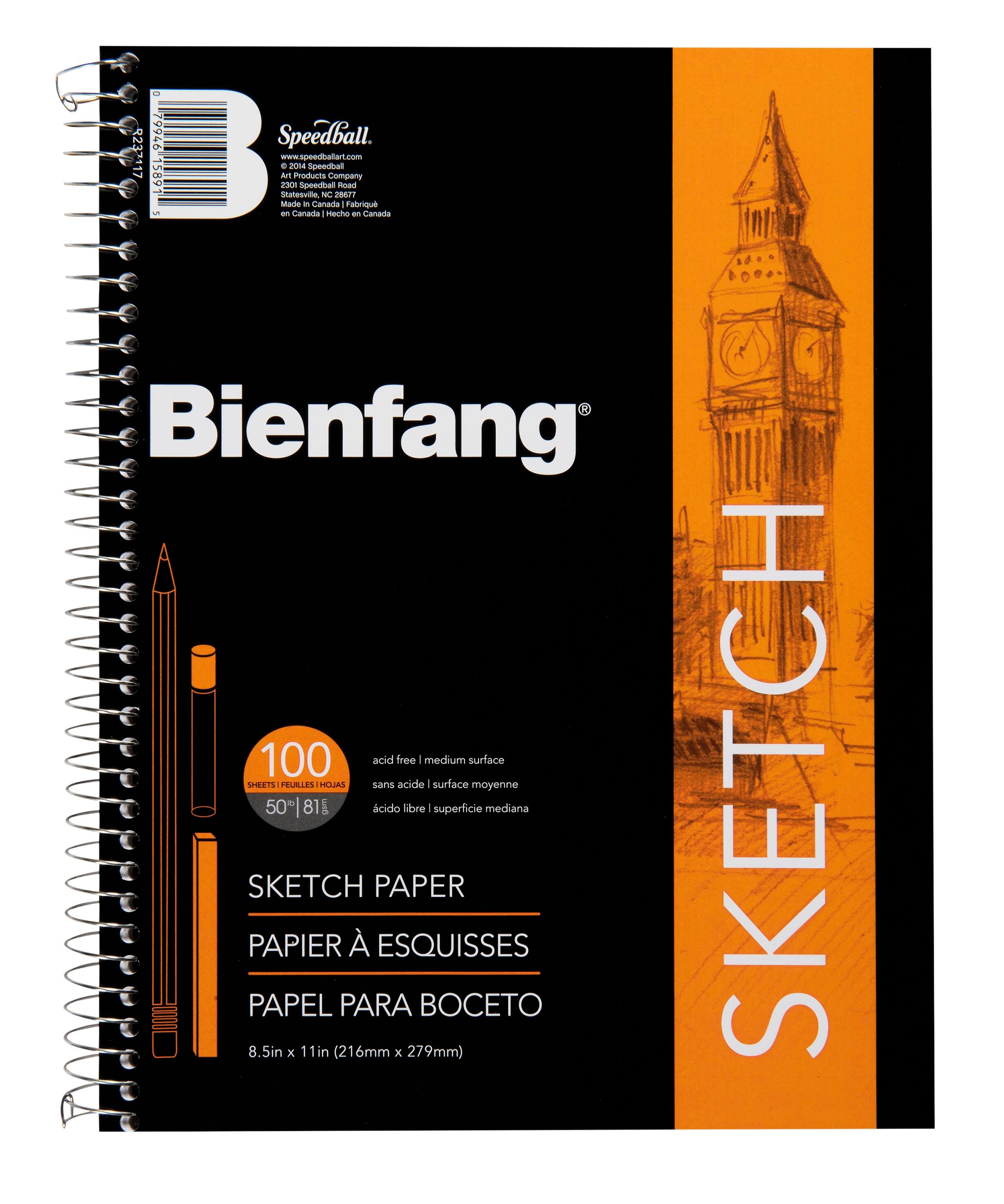 PAD SKETCH BIENFANG 8.5X11 IN 50 LB 100 SHTS