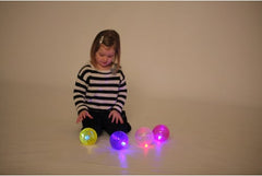 SENSORY FLASHING BALLS (TEXTURED)