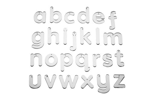 MIRROR LETTERS LOWER CASE