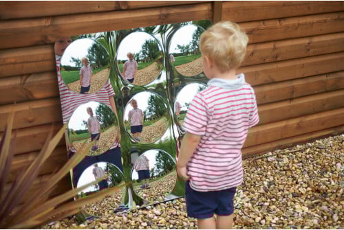 GIANT 9-DOME ACRYLIC MIRROR PANEL - 780MM