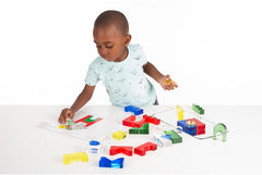 COLOUR CRYSTAL BLOCK SET