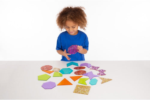 RAINBOW GLITTER SHAPES