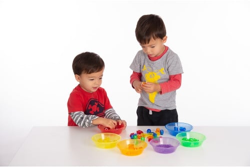 TRANSLUCENT COLOUR SORTING BOWLS