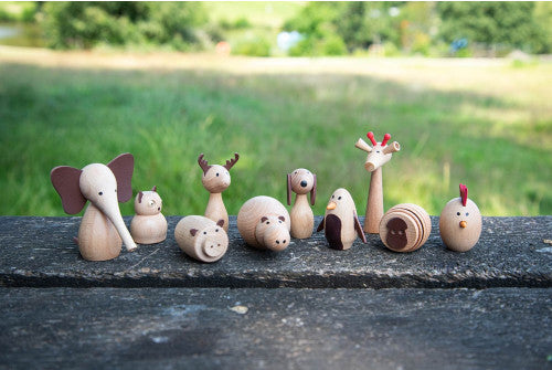 WOODEN ANIMAL FRIENDS