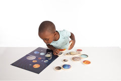 WOODEN SOLAR SYSTEM DISCS