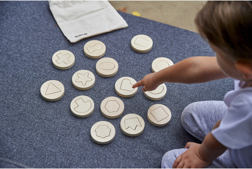 WOODEN INSIDE OUTSIDE SHAPES GAME