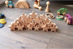NATURAL WOODEN STARS