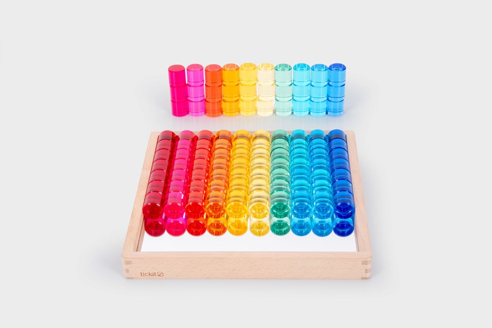 GEM CIRCLE MIRROR TRAY