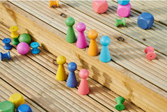 RAINBOW WOODEN FIGURES