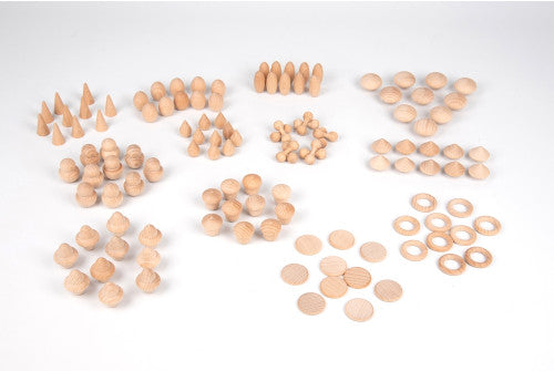 WOODEN TREASURES NATURAL SET