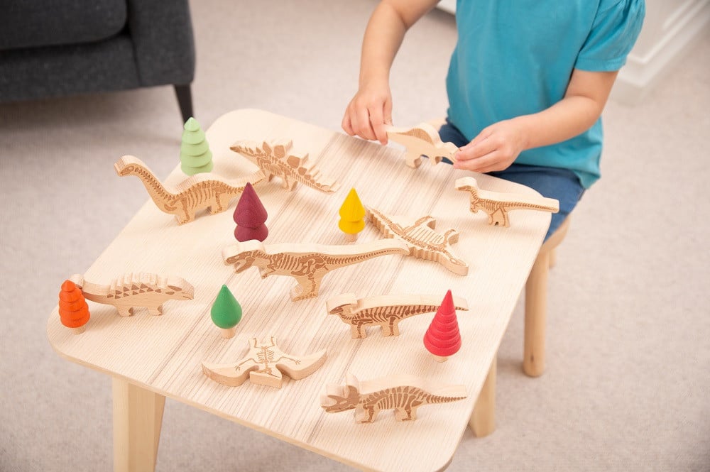 DINOSAUR WOODEN BLOCKS
