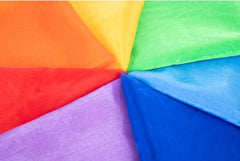 RAINBOW ORGANZA FABRIC