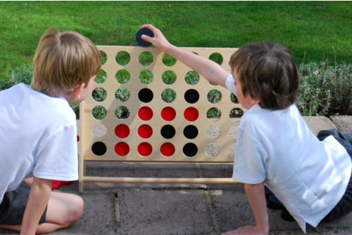 WOODEN FOUR IN A ROW