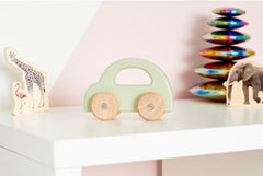 WOODEN CAR - GREEN
