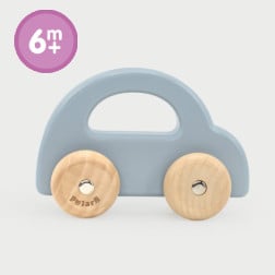 WOODEN CAR - BLUE