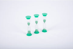 MINI SAND TIMERS - 1 MINUTE (GREEN)