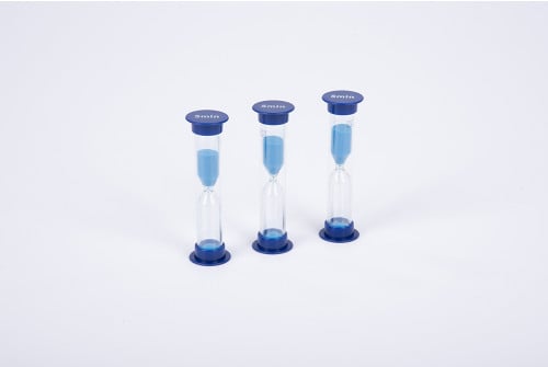 MINI SAND TIMERS - 5 MINUTE (BLUE)