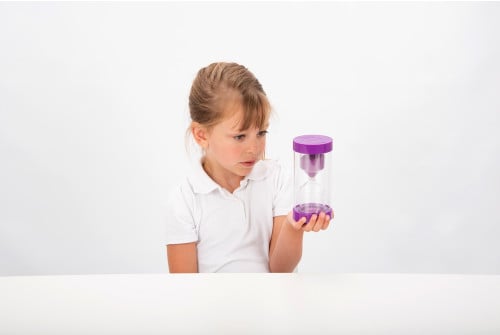 COLOURBRIGHT SAND TIMER - 15 MIN. PURPLE