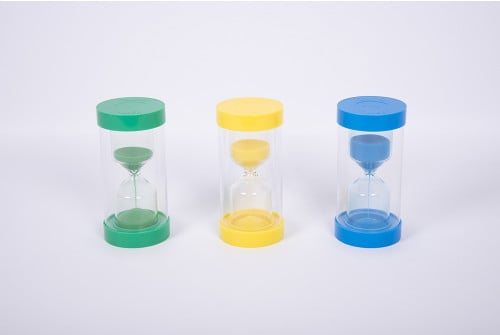 COLOURBRIGHT SAND TIMER SET (1, 3, 5 MINS)