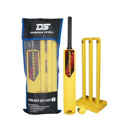 DS Cricket Set - Size 3 Yellow/Green