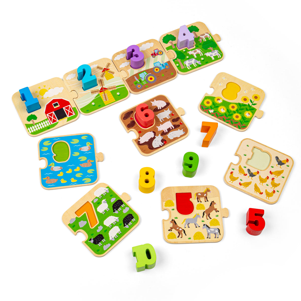 1-10 Tile Puzzle (18 Months +)
