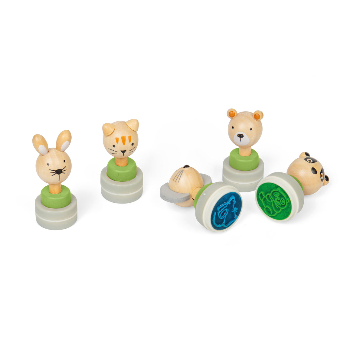 Wooden Ink Stampers (20) (3 Years +)