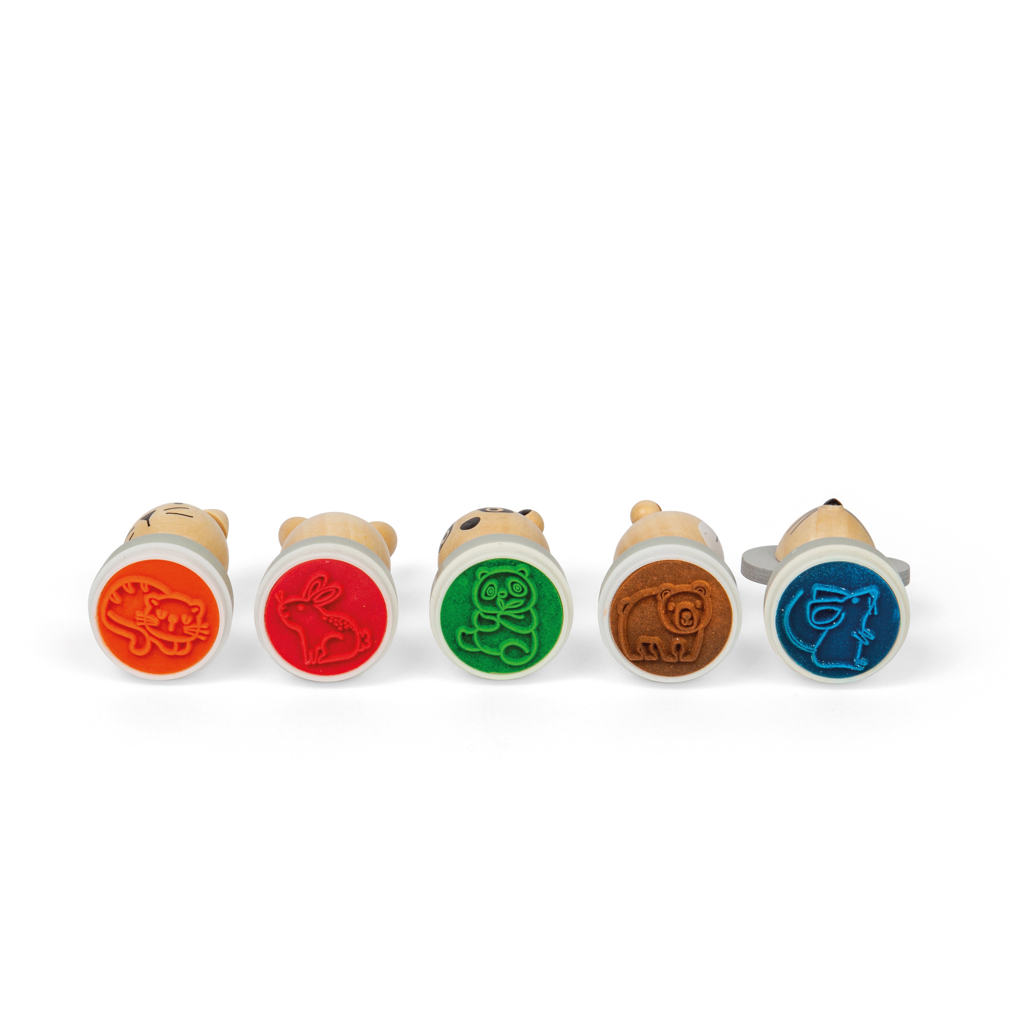 Wooden Ink Stampers (20) (3 Years +)