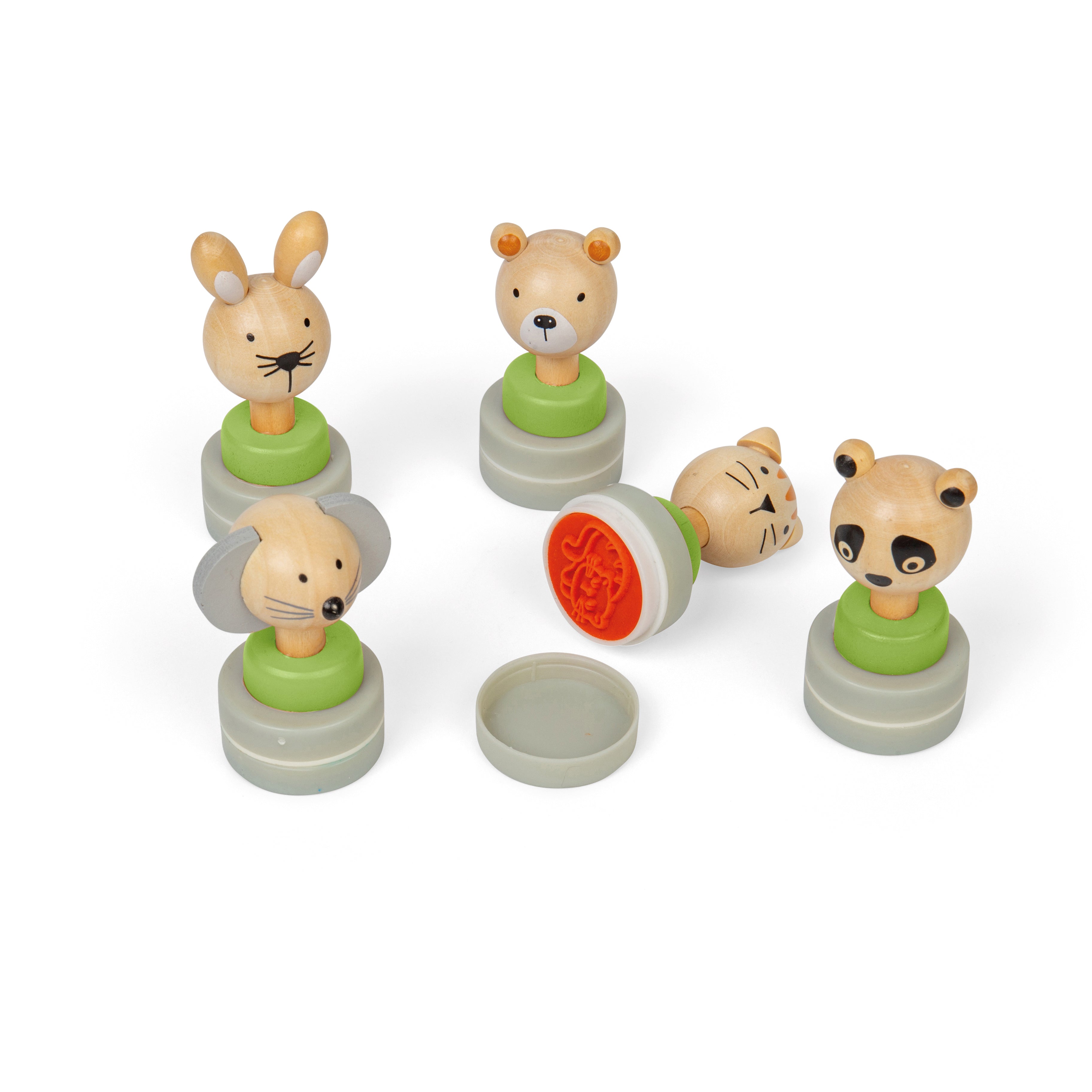 Wooden Ink Stampers (20) (3 Years +)
