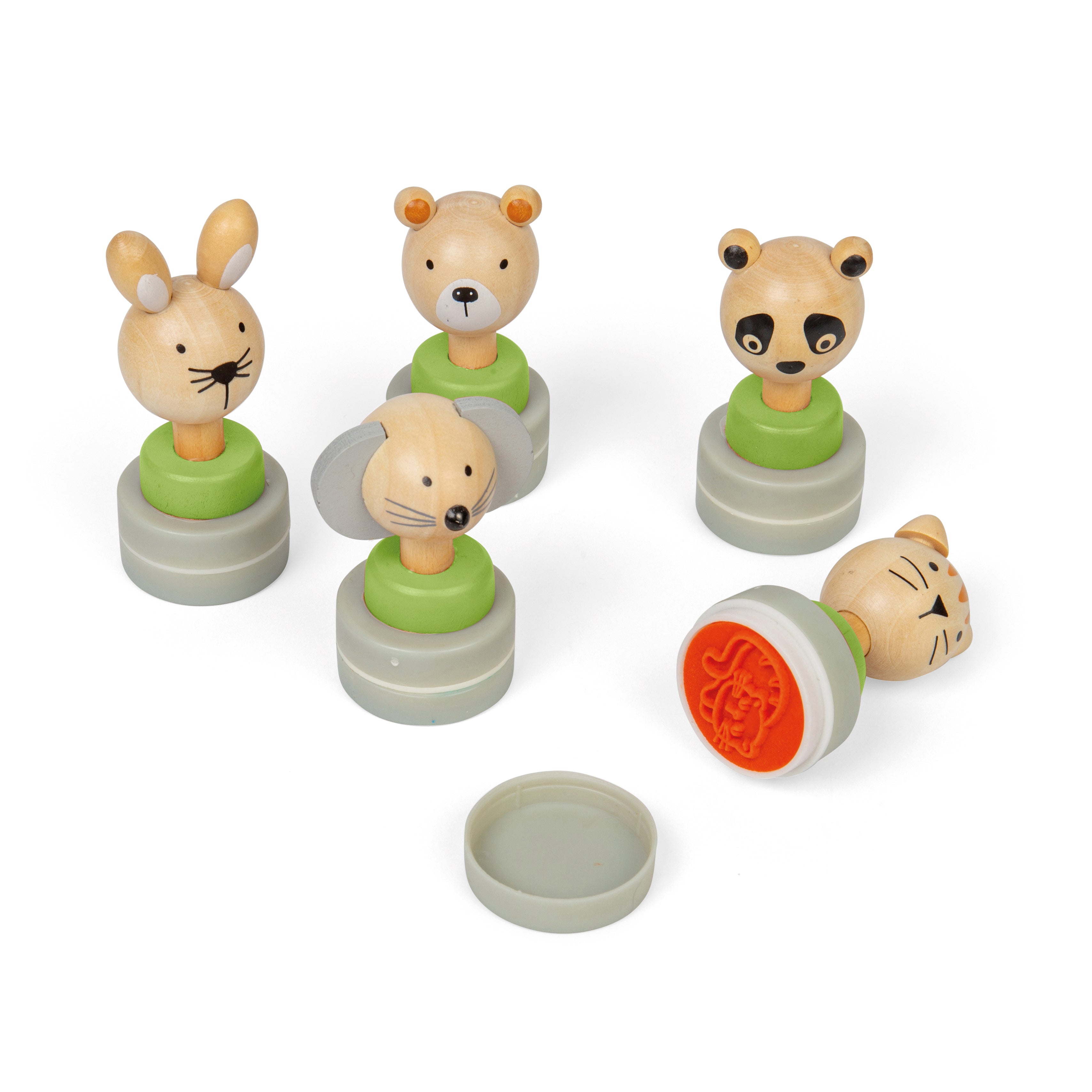 Wooden Ink Stampers (20) (3 Years +)