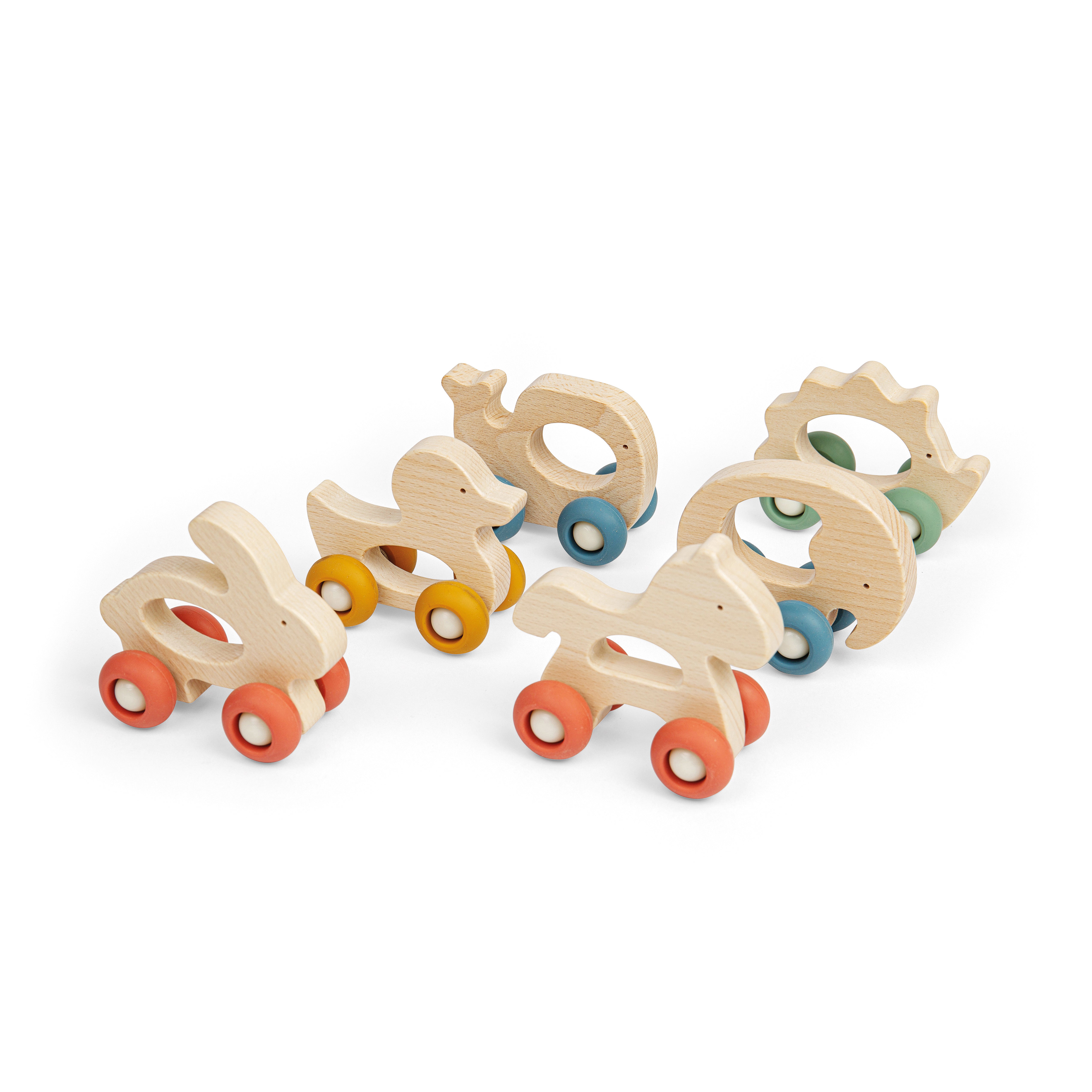 Mini Animal Push Alongs (6) (12 Months +)