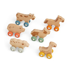 Farm Animals on Wheels (6) (12 Months +)