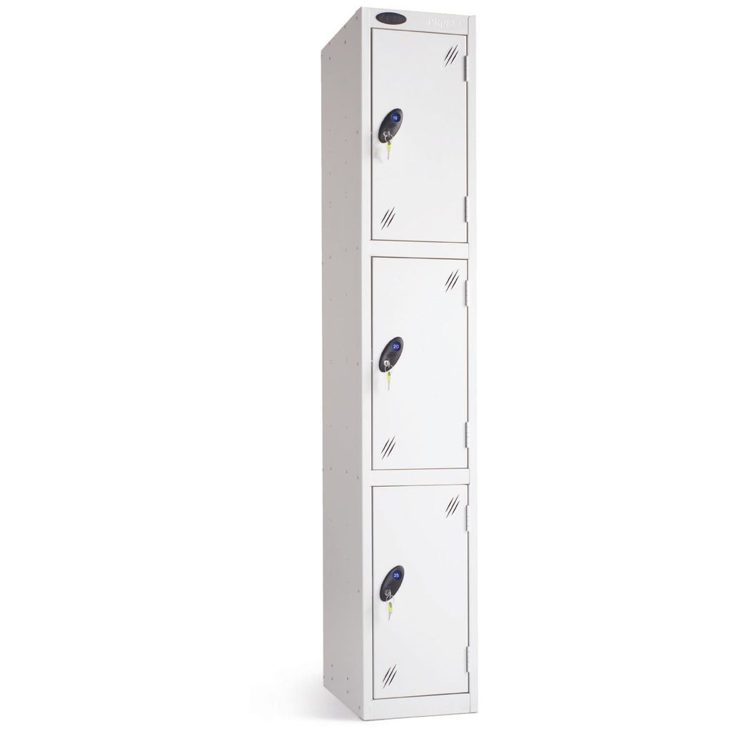 PROBE LOCKER WITH FLAT TOP 178 H X 30.5 W X 45CM D 3 DOOR