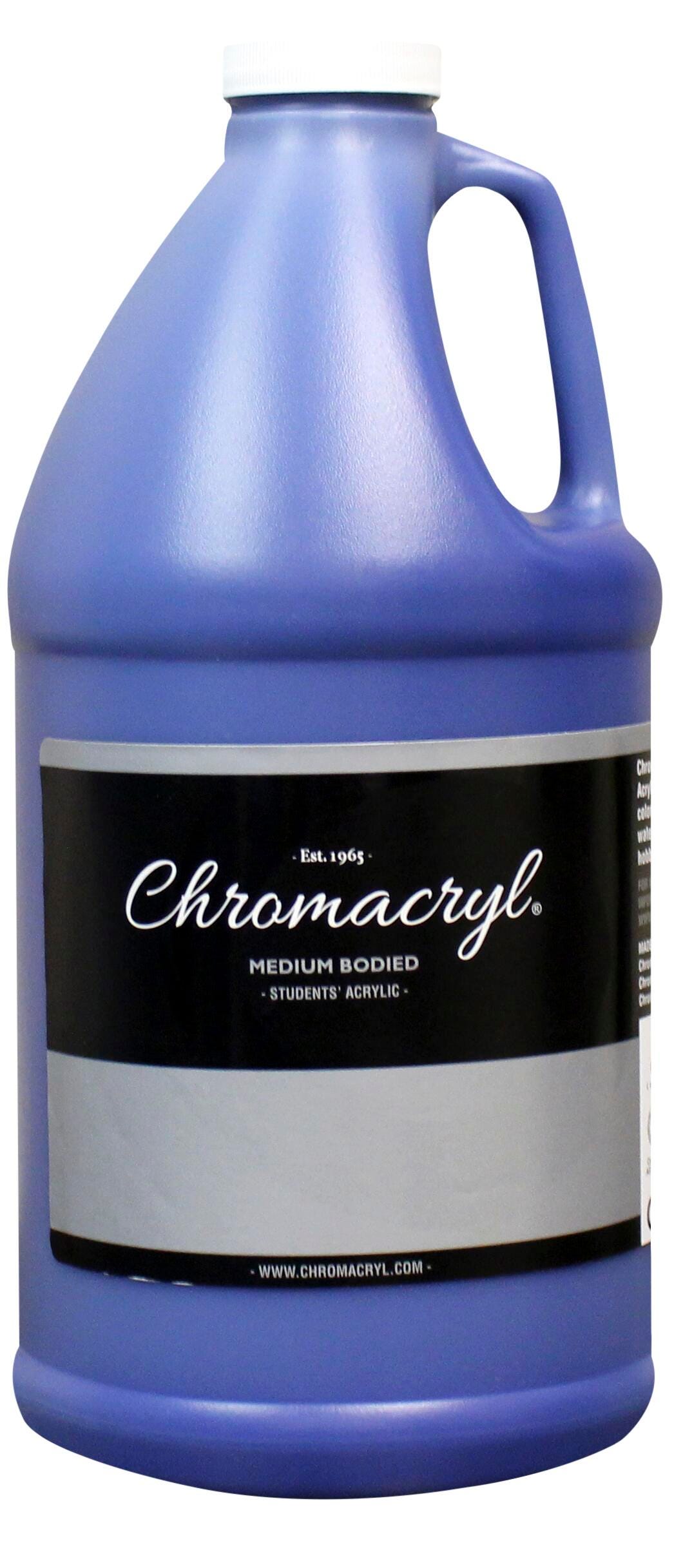 PAINT ACRYLIC STUDENTS CHROMACRYL COOL BLUE HALF GALLON