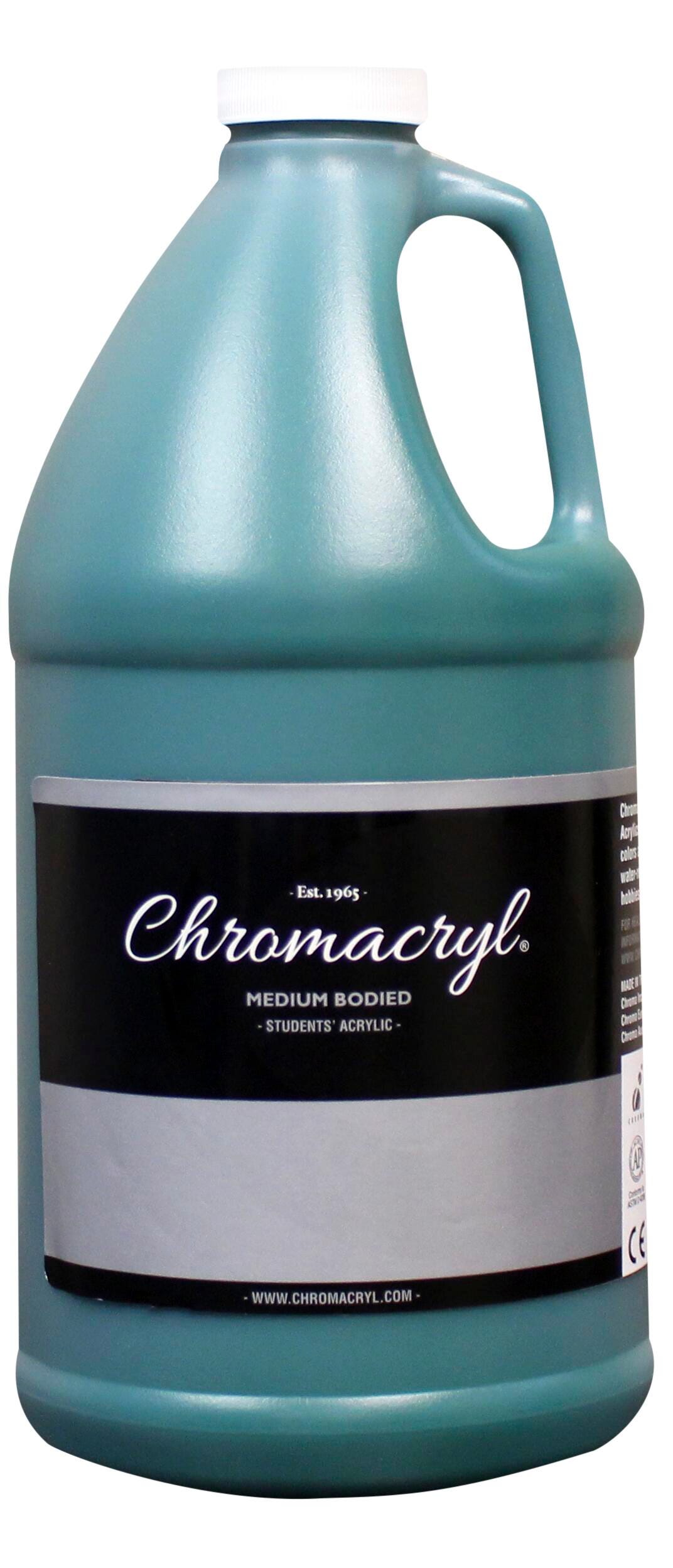 PAINT ACRYLIC STUDENTS CHROMACRYL DEEP GREEN HALF GALLON