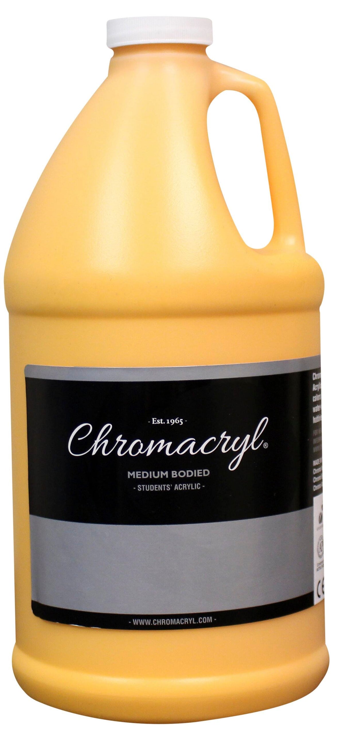 PAINT ACRYLIC STUDENTS CHROMACRYL WARM YELLOW HALF GALLON