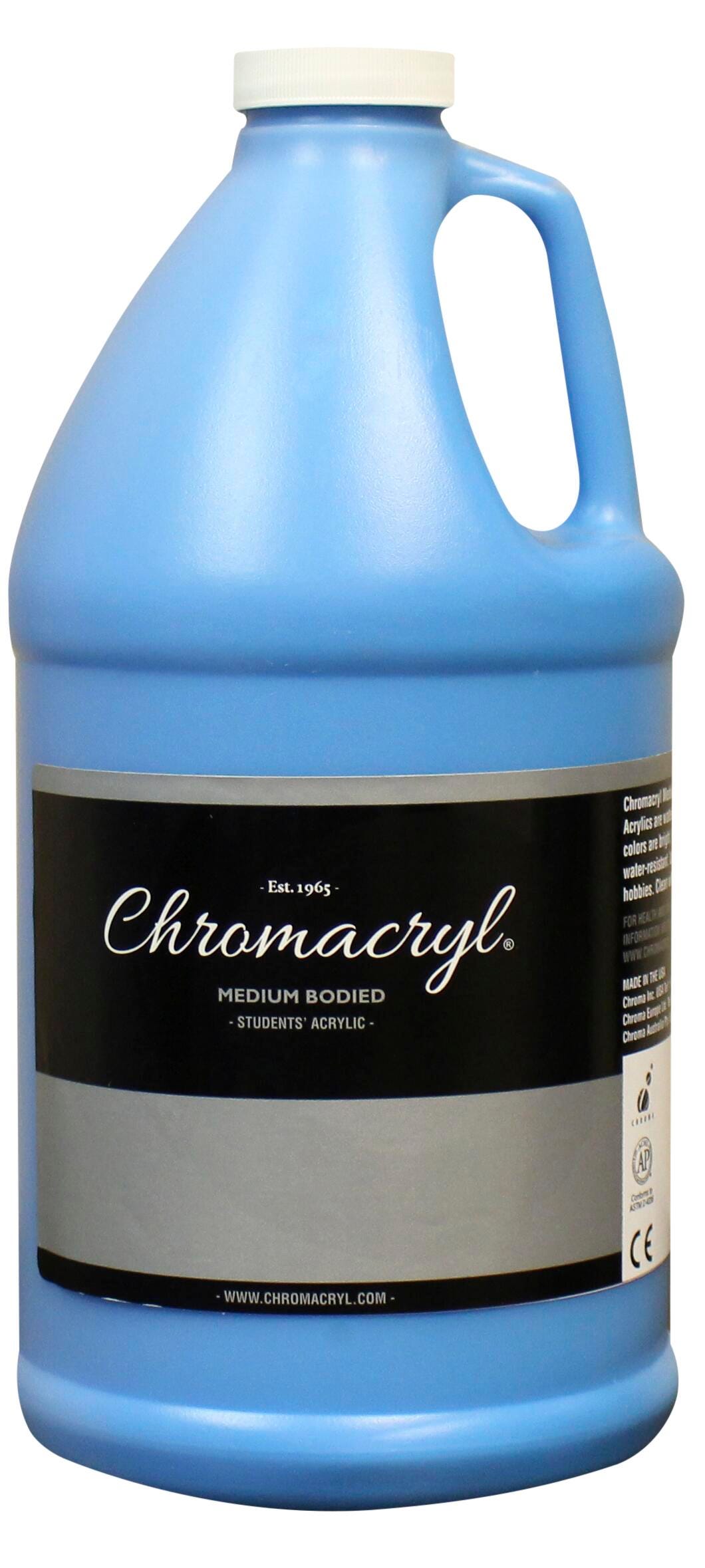 PAINT ACRYLIC STUDENTS CHROMACRYL COBALT BLUE HALF GALLON