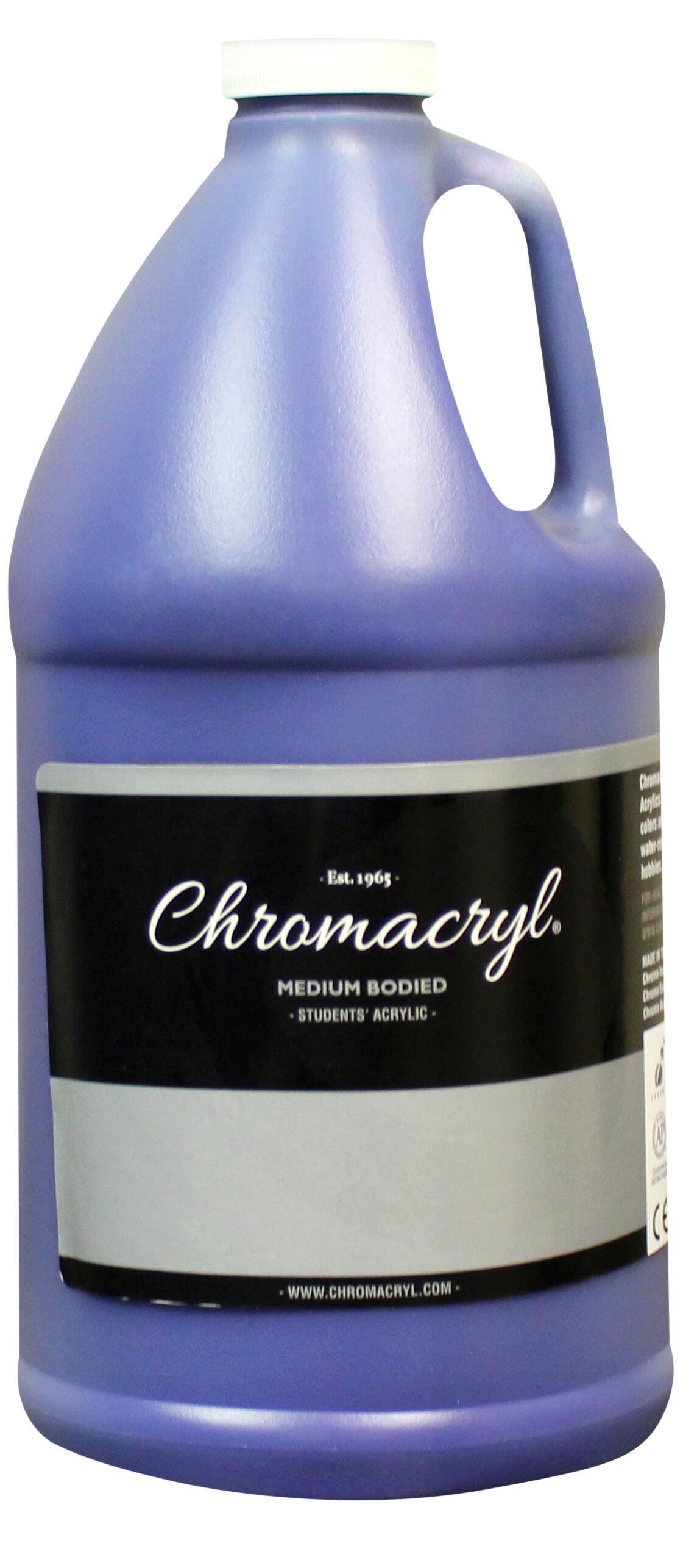 PAINT ACRYLIC STUDENTS CHROMACRYL WARM BLUE HALF GALLON
