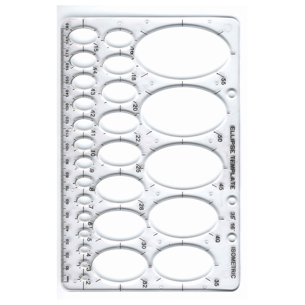 Ellipse Template Stencil