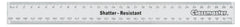 Clear 300mm Ruler - Pk of 10