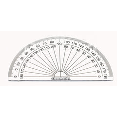 Small Protractors, 10cm - 180 degree - pack of 10