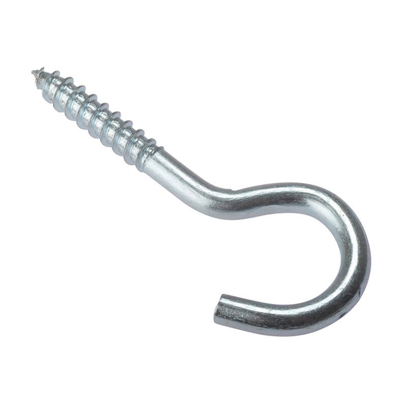 Screw Hooks 80mm x 12g - Pack of 10