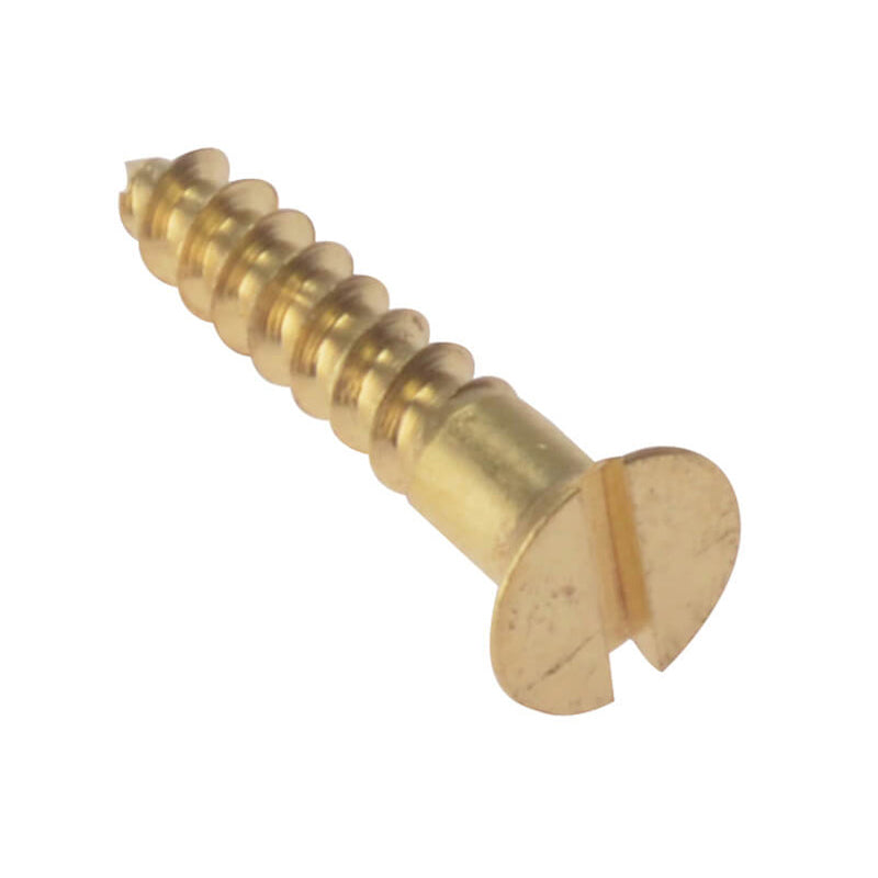 Brass Countersunk Screws - 4 x ½\" - Box of 200